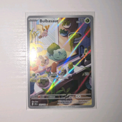 Pokemon Bulbasaur 143/142 SV07 Stellar Crown IR Full Art Holo EN 2024 70HP - Image 1
