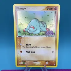 Pokemon Phanpy 75/110 Holon Phantoms Reverse Holo NM Stamped Print Line - Image 1