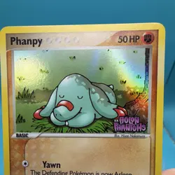 Pokemon Phanpy 75/110 Holon Phantoms Reverse Holo NM Stamped Print Line - Image 2