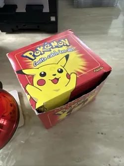 1999 Burger King Pokemon 23K Gold Plated Pikachu #25 Card &Pokeball Case COA Box - Image 3