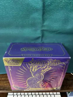 Pokemon TCG Scarlet and Violet Miraidon ETB Purple English Base Set Sealed 820650853418 - Image 5
