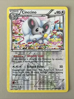 Pokemon - TCG Legendary Treasures Radiant Cinccino RC19/RC25 Holo (2013) - Image 1