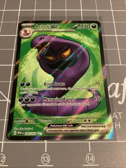 POKEMON TCG - Sv: Scarlet & Violet 151 - ARBOK EX 185/165 HOLO Full Art - Image 1