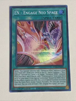 Yugioh En Engage Neo Space x 3 - 1st Edition - Super Rare NM - Free Holo Card A - Image 4