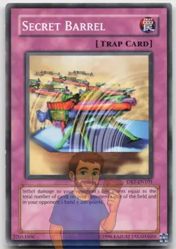 Secret Barrel DR1-EN101 Common Unlimited Moderately Played Yugioh - Image 1