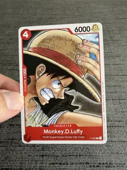 Carte One Piece Monkey.D.Luffy P-022 Promo English Card - Image 5