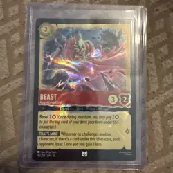Disney Lorcana Beast-Aggressive Lord Character 113/204 Foil - Image 2