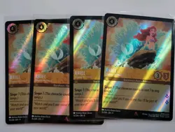 4x Disney Lorcana TCG - Fabled: Ariel (015/204) - Rare Holo - Near Mint - Image 1