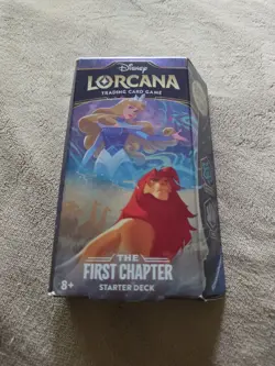 Disney LORCANA: The First Chapter TCG STARTER DECK (SAPPHIRE & STEEL) * SEALED - Image 1