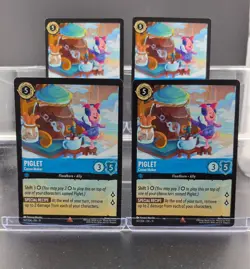 Disney Lorcana Piglet - Cocoa Maker 147/204 Winterspell Rare 4 Cards - Image 1