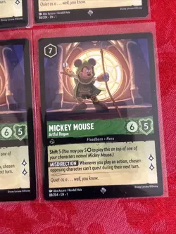 4x Disney Lorcana First Chapter - Mickey Mouse - Artful Rogue - x4 - Image 5