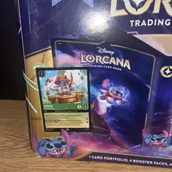 Lorcana Card Game Azurite Sea Stitch Collector's Gift Set Disney **Flaws on Box* - Image 3