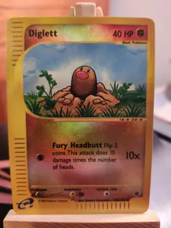 Diglett 106/165 Expedition Reverse Holo Pokemon TCG Card - Image 1