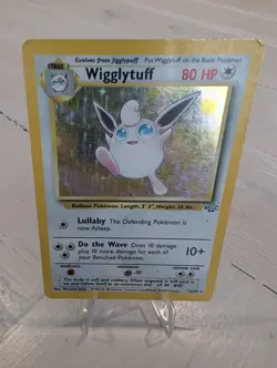 Pokemon Jungle Wigglytuff TCG Card 16/64 Holo, MP Condition - Image 1