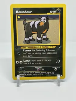 Pokemon Card - Houndour Neo Destiny 43/105 1st Edition Uncommon - Image 1