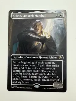 Odric Lunarch Marshal Borderless MTG Magic the Gathering Card NM Near Mint INR - Image 1
