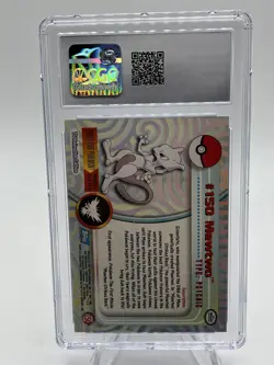 2000 Topps Pokemon Series 3 Mewtwo Card #150 CGC 10 - Image 2