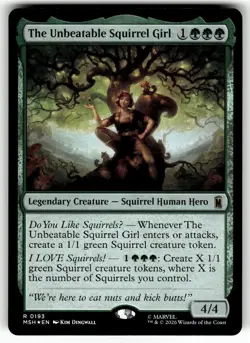 Foil The Unbeatable Squirrel Girl 193 Marvel Magic: The Gathering NM - Image 1