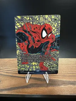 Arachnogenesis (MAR 0031)(Borderless) Marvel Universe Eternal-Legal Regular, MTG - Image 1