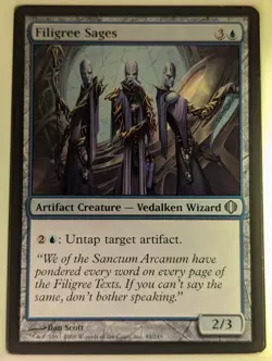 Filigree Sages 44 Uncommon Shards of Alara Magic: The Gathering Near Mint - Image 1