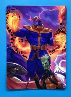 MTG Marvel Super Heroes Art Series - Thanos, Death's Consort 8/12 - Image 1