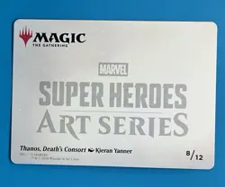 MTG Marvel Super Heroes Art Series - Thanos, Death's Consort 8/12 - Image 2