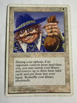 Land Tax MTG Core Set 4th Edition Regular - Image 1