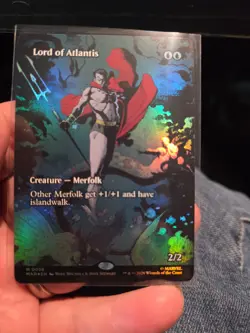 Lord of Atlantis Borderless FOIL MTG Marvel Universe: Eternal-Legal Nm/M ON HAND - Image 1