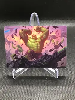 MTG Marvel Super Heroes Art Series 10/45 HULK SMASH! - Image 1