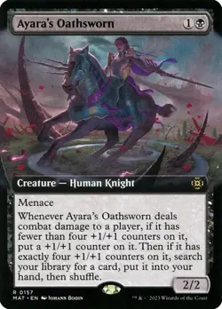Ayara's Oathsworn - Foil Extended Art MAT LP MTG - Image 1