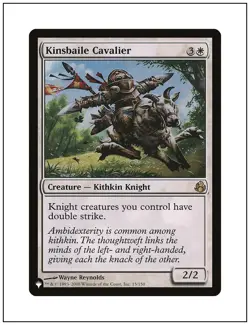 Kinsbaile Cavalier, The List, Magic the Gathering, MTG NM - Image 1