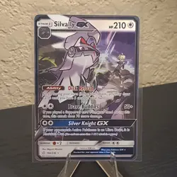 Pokemon TCG Silvally GX Cosmic Eclipse Holo Ultra Rare Card 184/236 NM - Image 1