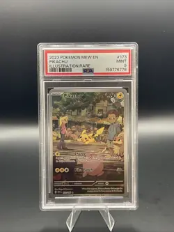 2023 Pokemon Mew en Pikachu Illustration Rare PSA 9 #173 - Image 1