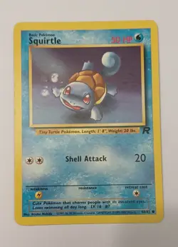 Pokemon Team Rocket Squirtle 68/82 Wotc vintage 2000 - Image 2