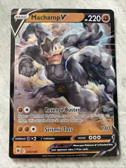 Pokemon TCG - Machamp V - 072/189 - Ultra Rare - Astral Radiance - Image 1