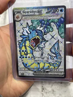 Gyarados ex 225/198 Full Art Ultra Rare Scarlet & Violet Pokemon English NM/MT - Image 1