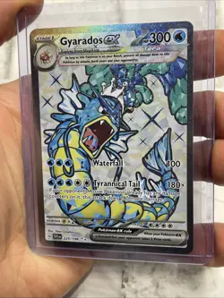Gyarados ex 225/198 Full Art Ultra Rare Scarlet & Violet Pokemon English NM/MT - Image 2