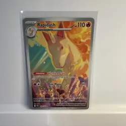 Pokemon TCG Rapidash Destined Rivals 188/182 Illustration Rare - Image 1