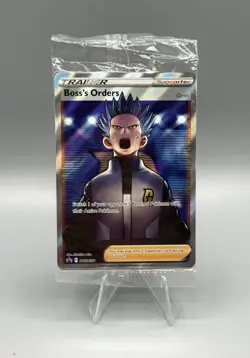 Boss’s Orders SWSH251 Full Art Holo Sealed Promo SWSH Sword & Shield Pokemon - Image 1