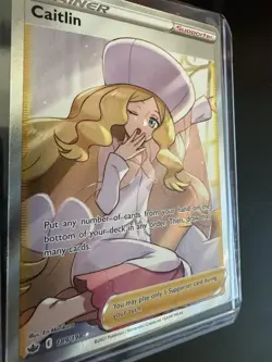 Caitlin 189/198 Full Art Ultra Rare Chilling Reign Pokemon English NM - Image 3