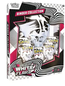 Pokemon Scarlet & Violet White Flare Binder Collection New Factory Sealed - Image 1