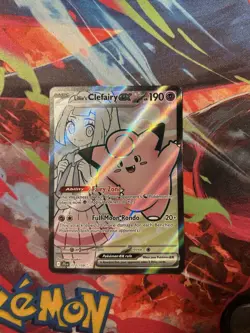 Pokemon TCG Lillie's Clefairy ex 173/159 Sv09: Journey Together Holo - Image 1