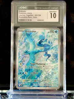 2025 Pokemon Journey Together Articuno 161/159 CGC 10 - Image 1