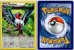 Swellow 72/108 Holo Rare Roaring Skies Pokemon Reverse Holo - Image 3