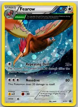 Fearow XY57 Holo Promo XY Promo Pokemon Holo - Image 1