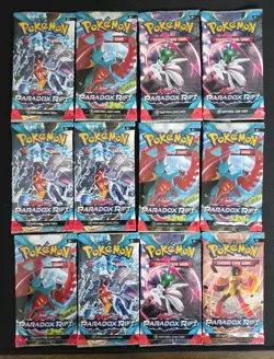 Lot 12× Pokemon TCG Paradox Rift Booster Packs - ART BUNDLE - Image 1