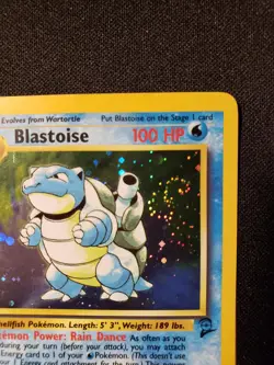 Blastoise 2/130 Holo Rare Base Set 2 Pokemon Holo Moderately Played - Image 3