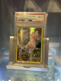 Pokemon XY Black Star Promo XY110 Mew - Mythical Collection PSA 8 - Image 3