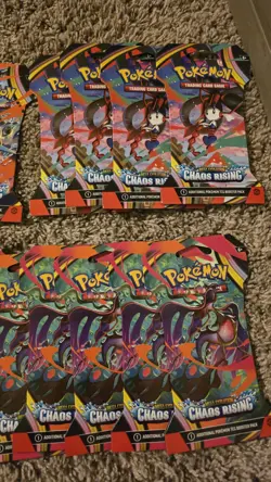 31x Pokemon TCG Mega Evolution Chaos Rising Booster Packs Lot Sealed English - Image 2