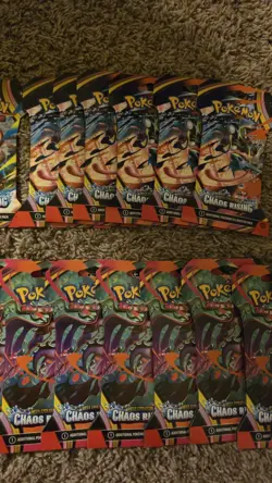 31x Pokemon TCG Mega Evolution Chaos Rising Booster Packs Lot Sealed English - Image 3